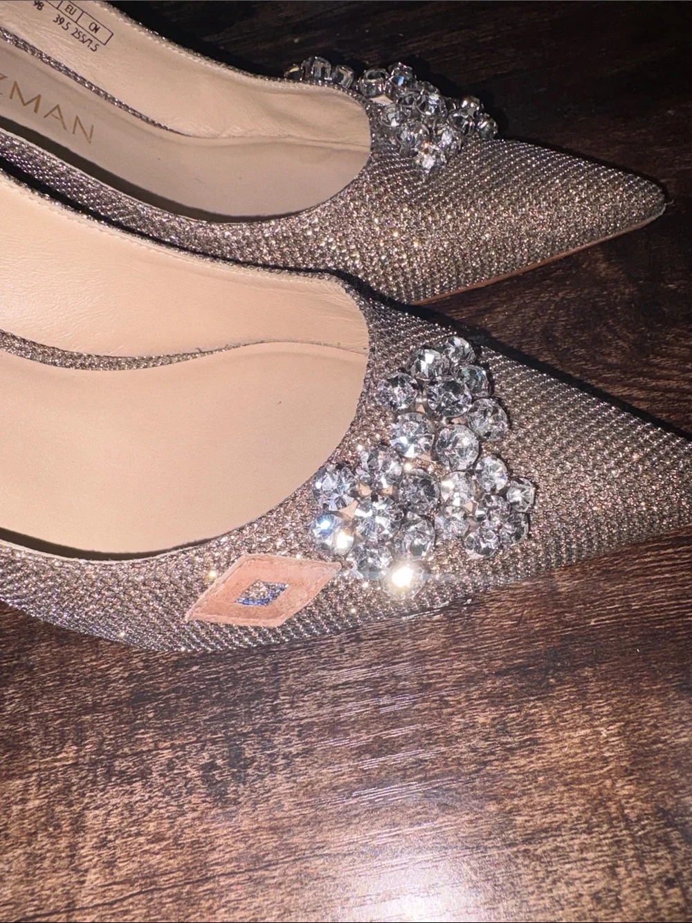 Stuart Weitzman dazzling slingback